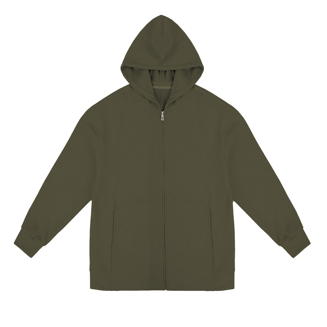 Men's leisure jacket with textured design and practical pockets Lisslune