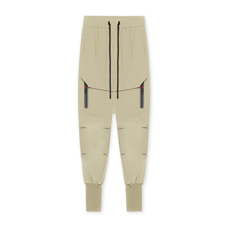 Men's Comfortable Cargo Pants with Innovative Pockets and Elastic Waistband Lisslune