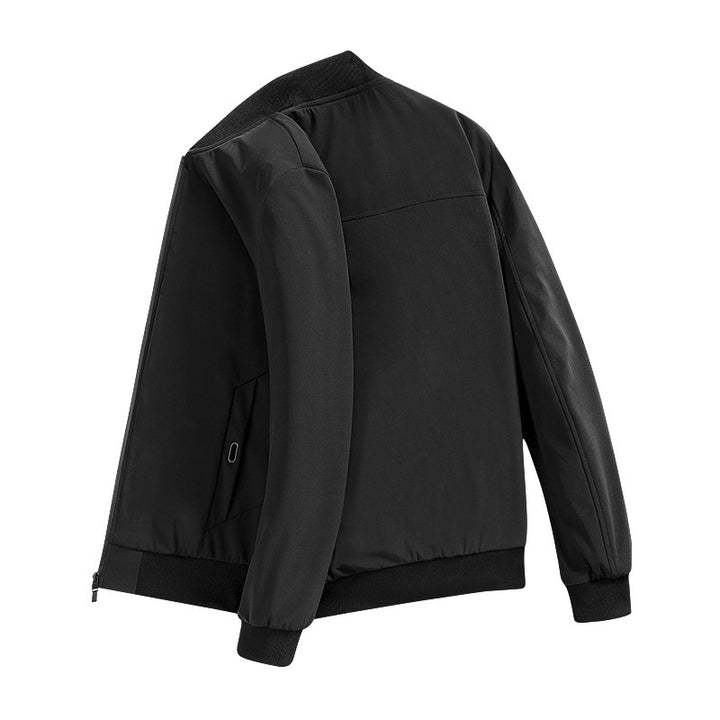 Men's sporty transitional jacket with elastic cuffs and innovative pockets Lisslune