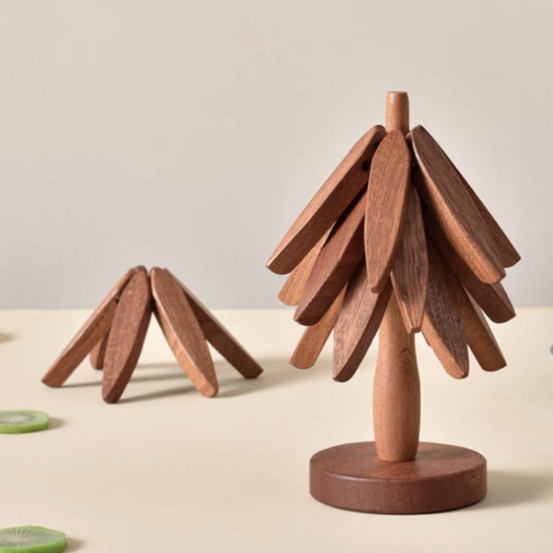 Lisslune | Noble tree coasters in wood look