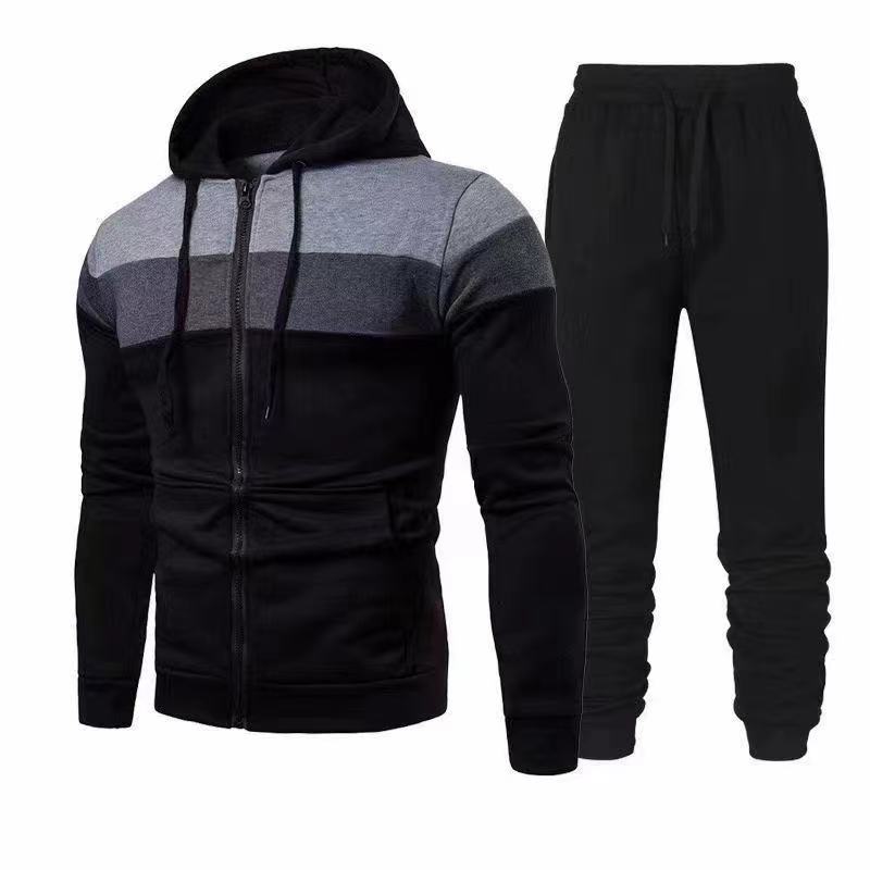 Men's tracksuit with functional hooded top and comfortable jogging pants Lisslune