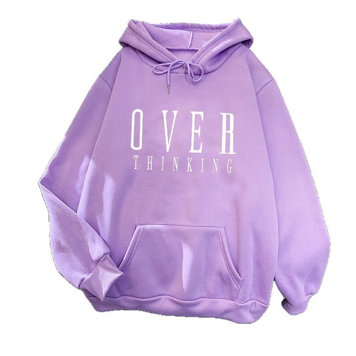 Women's hooded sweatshirt with creative print design Lisslune