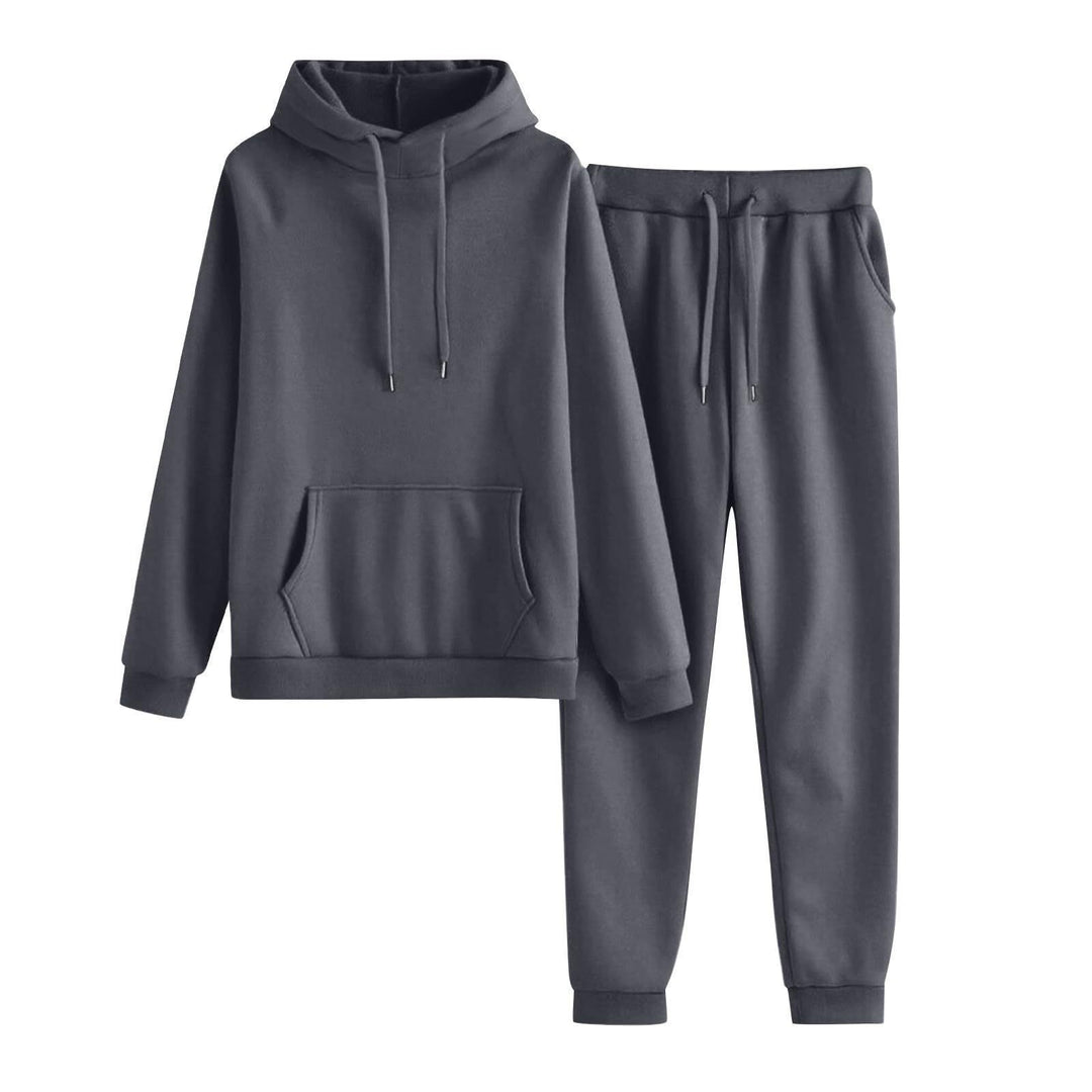 Women's hoodie and jogger set in a casual cut with practical pockets Lisslune