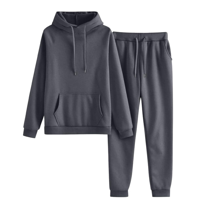 Women's hoodie and jogger set in a casual cut with practical pockets Lisslune