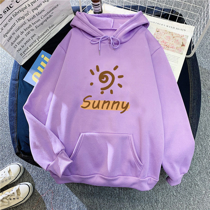 Women's Hoodie with Sunny Graphic Lisslune