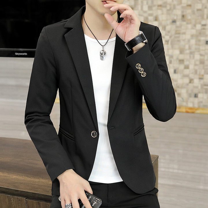 Men's Elegant Blazer Jacket with Modern Cut Elements Lisslune