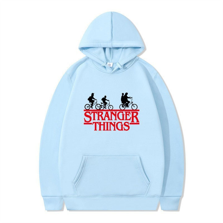 Women's hooded sweatshirt with creative Stranger Things design Lisslune
