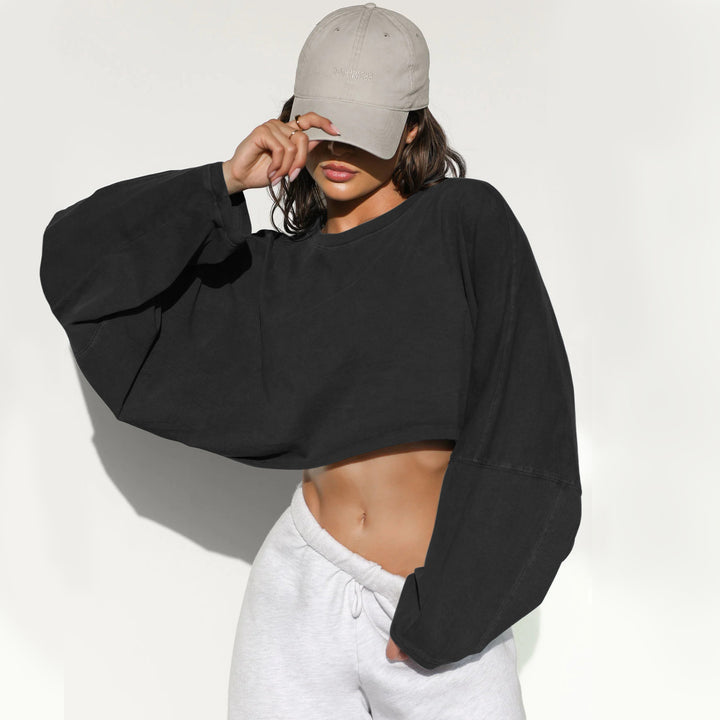 Women's casual crop sweater Lisslune