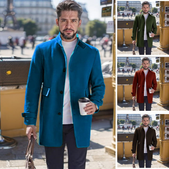 Men's stylish leisure coat with practical pockets and elegant cut Lisslune