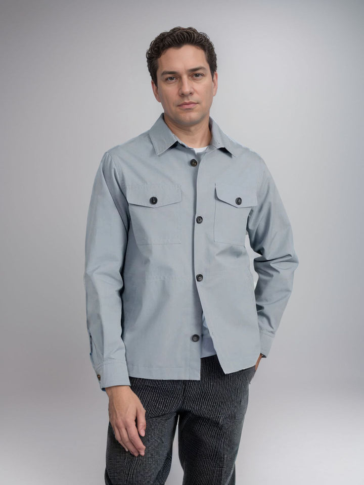 Men's fashionable lightweight chore jacket with practical pockets Lisslune