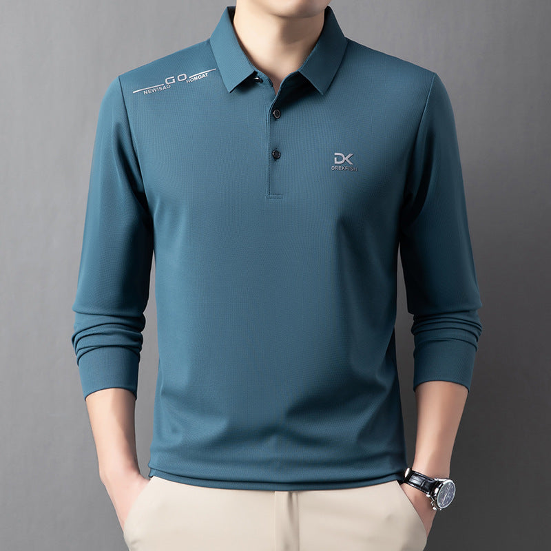 Men's functional polo shirt with lightweight breathable fabric Lisslune