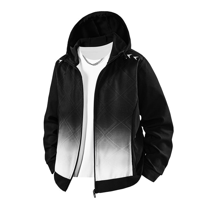 Men's Sporty Transitional Jacket with Functional Pockets Lisslune