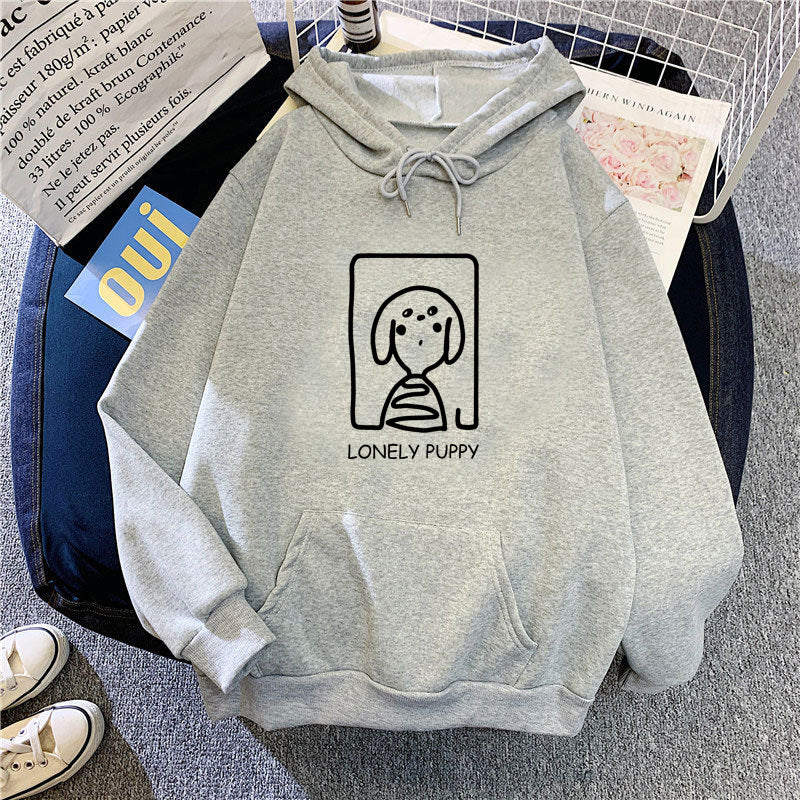 Women's hoodie with creative dog design Lisslune