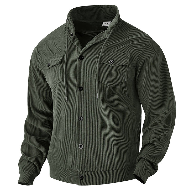 Men's transitional jacket with practical pockets and adjustable collar Lisslune