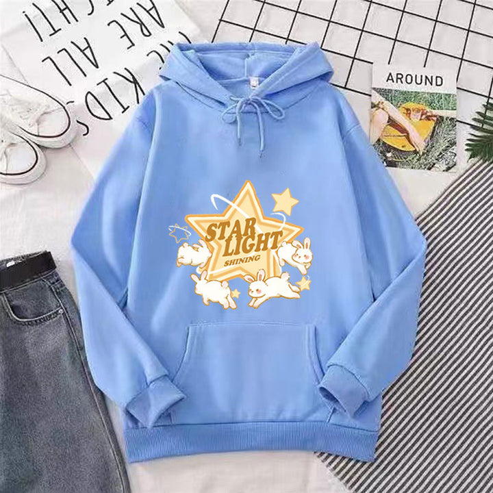Women's hooded sweatshirt with playful fairytale motif Lisslune