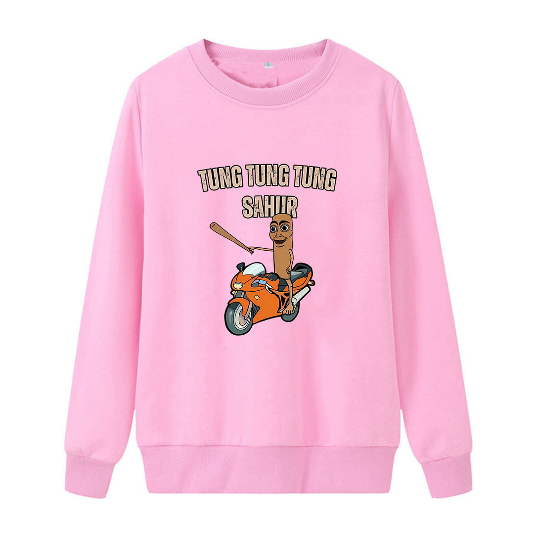 Women's casual sweatshirt with funny graphic design Lisslune