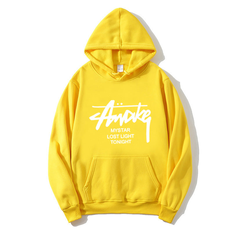 Ladies hoodie with modern lettering Lisslune