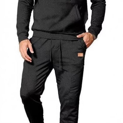 Men's tracksuit with textured design and practical details Lisslune