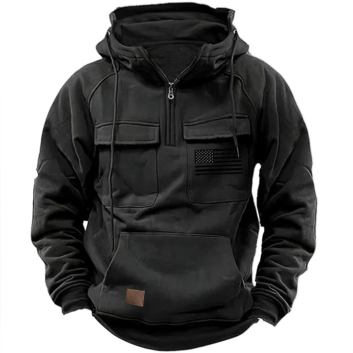 Men's practical hoodies with numerous pockets Lisslune