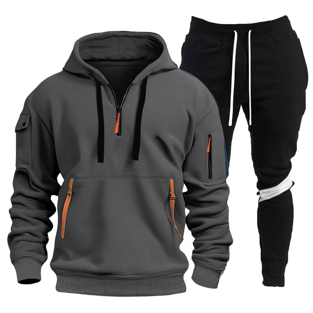 Men's sporty hoodie and jogging pants combination Lisslune