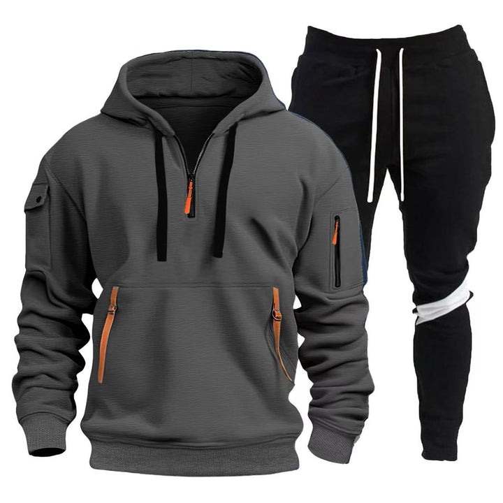 Men's sporty hoodie and jogging pants combination Lisslune