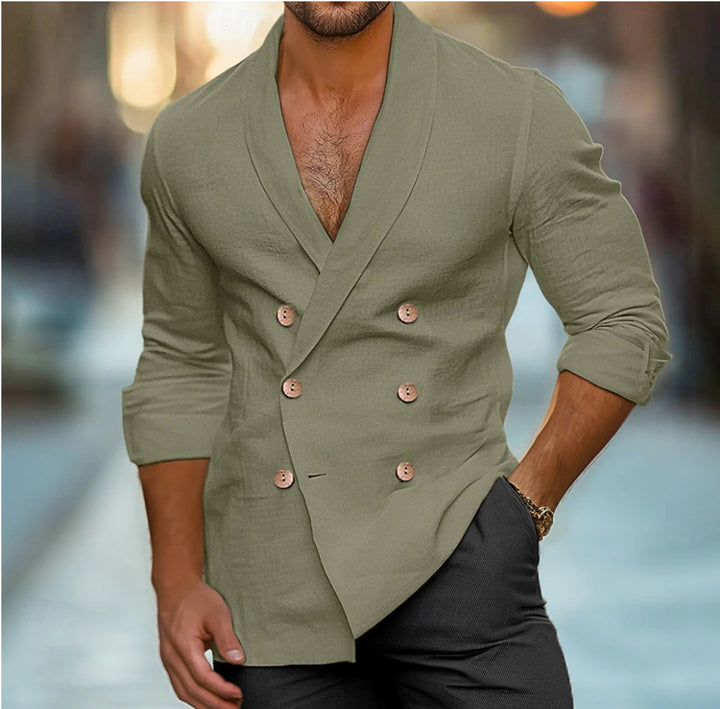 Men's stylish and elegant linen jacket Lisslune