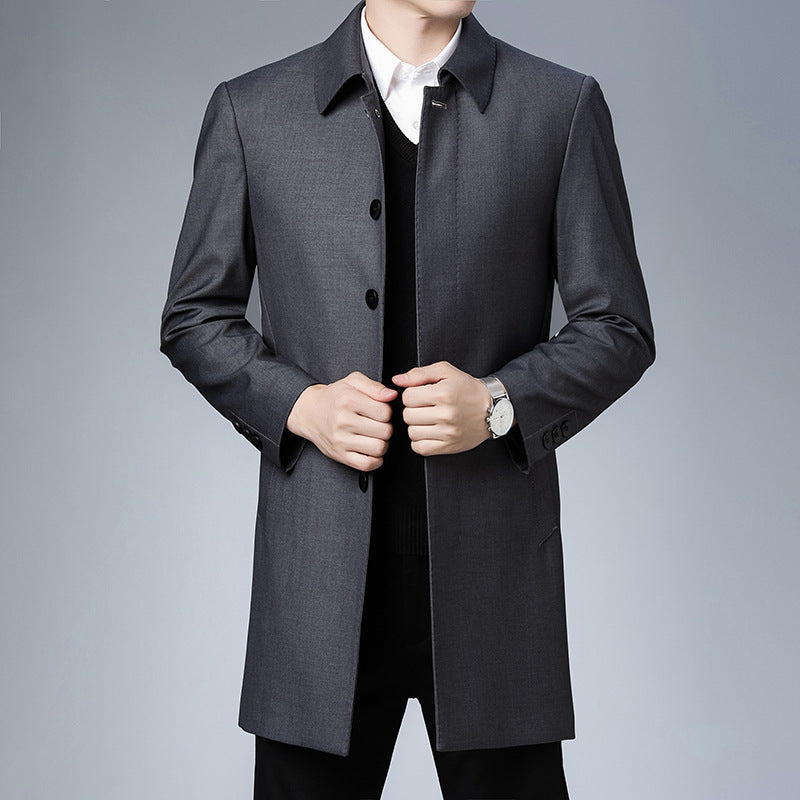 Men's Classic Trench Coat Lisslune