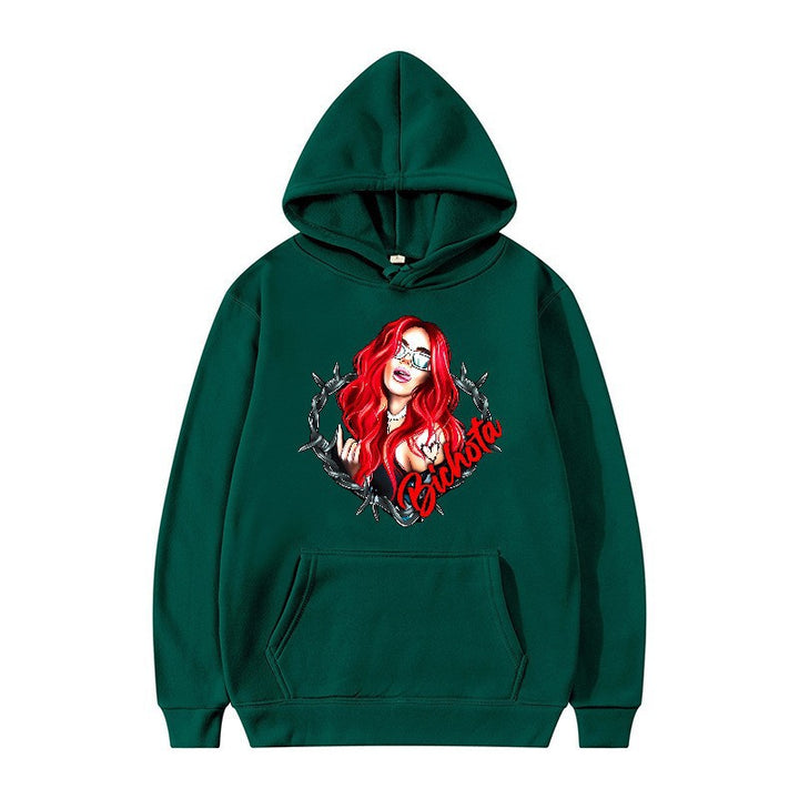 Women’s hoodie with artistic graphic print and cozy fit Lisslune