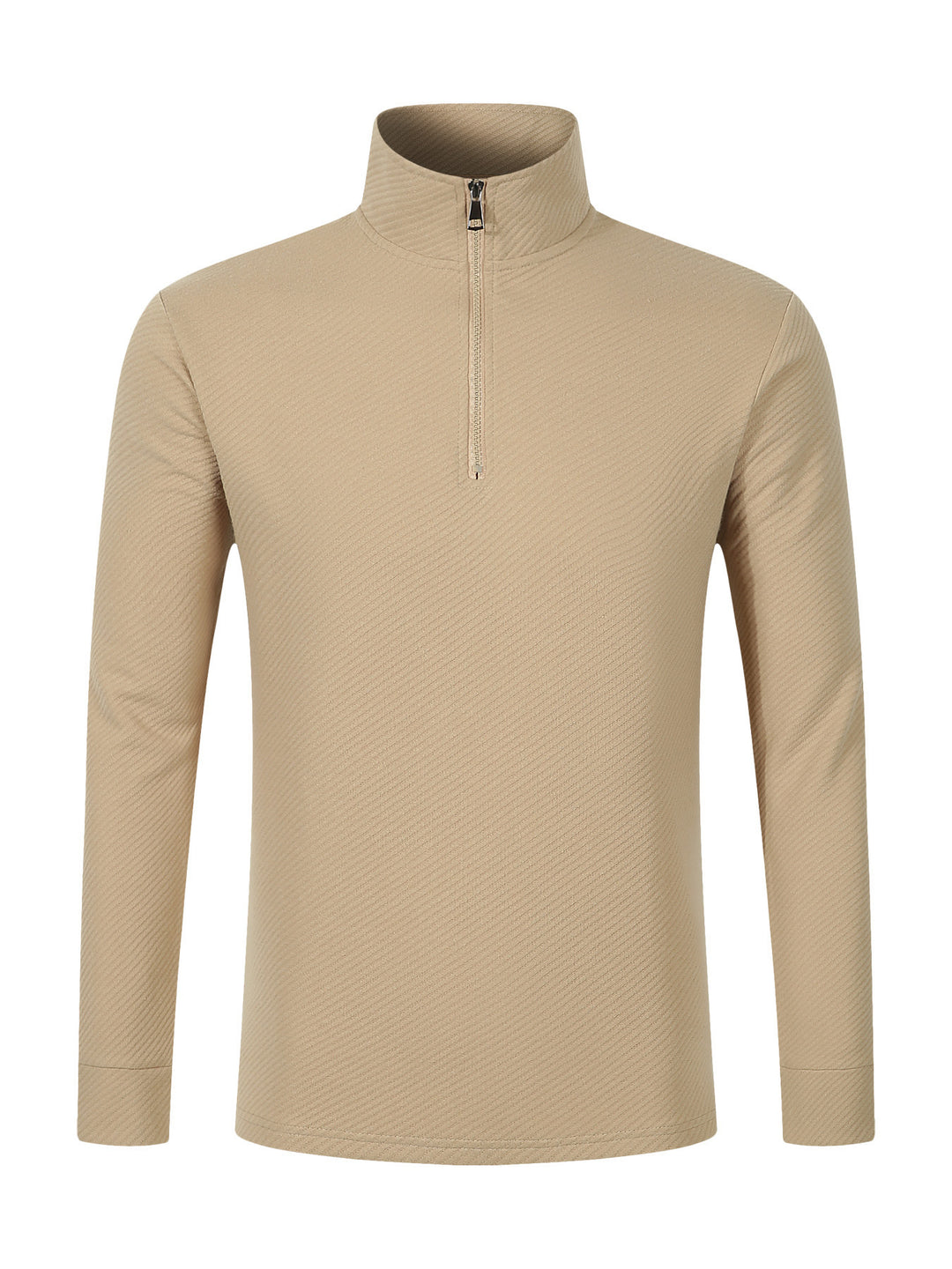 Men's functional pullover with short zipper and breathable material Lisslune