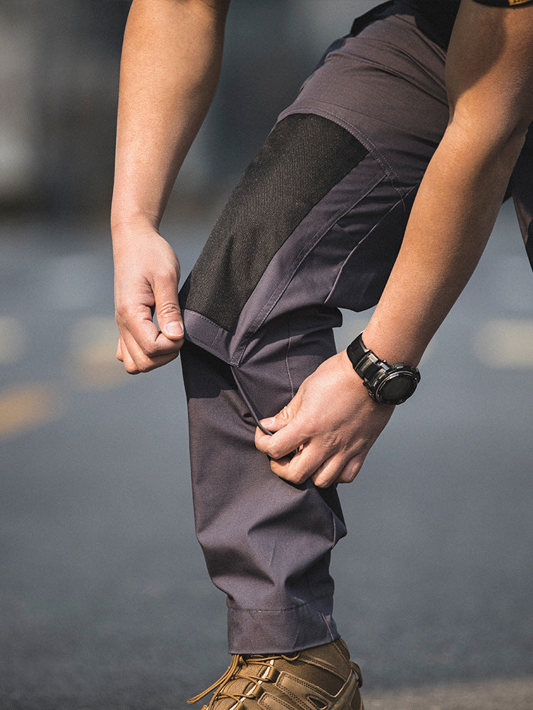 Men's tactical cargo pants with versatile pockets and durable material Lisslune