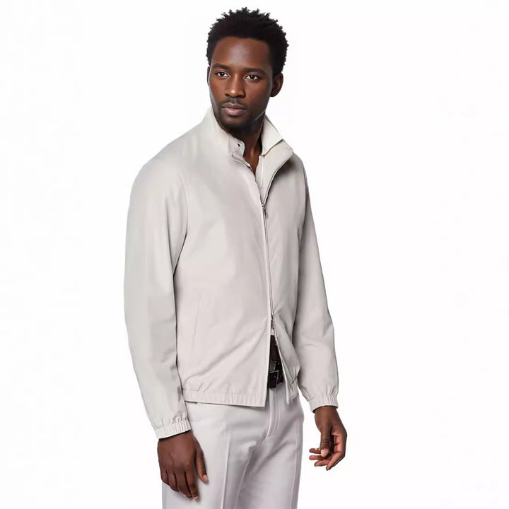 Men's lightweight transition jacket with high collar Lisslune