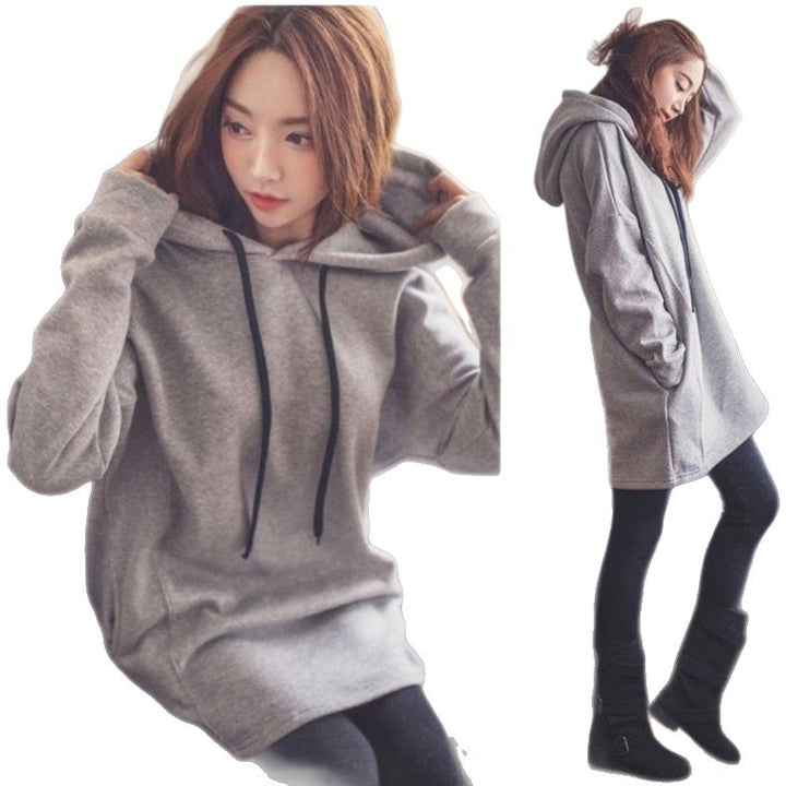 Women's hoodie with casual print and hood Lisslune