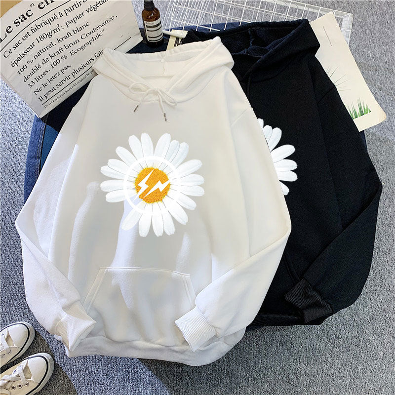 Women's hoodie with floral design Lisslune