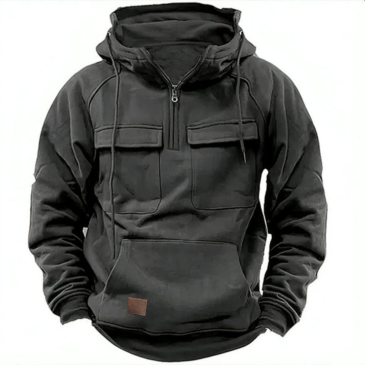 Men's Functional Hoodie with Practical Pockets Lisslune