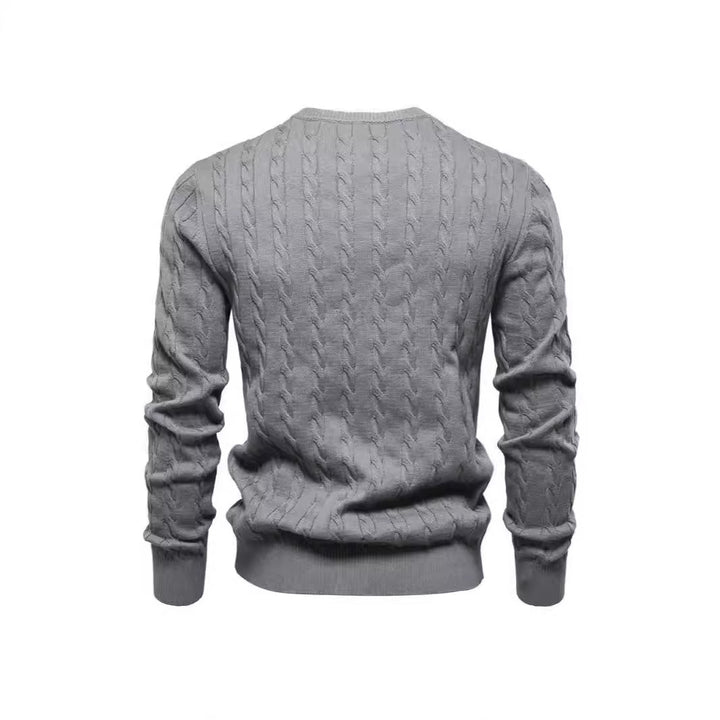 Men's Patterned Knit Sweater Lisslune