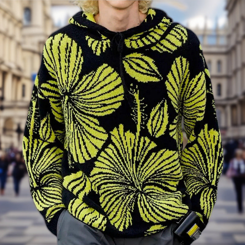 Unisex hoodie with unique floral design Lisslune