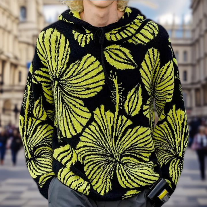 Unisex hoodie with unique floral design Lisslune