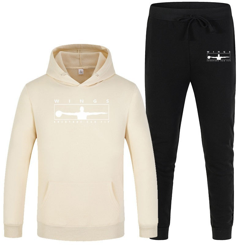 Women's jogging suit with modern logo and comfortable kangaroo pockets Lisslune