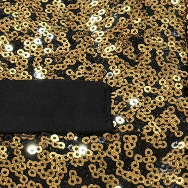 Men's Glamorous Sequin Vest with Shimmering Transition Lisslune
