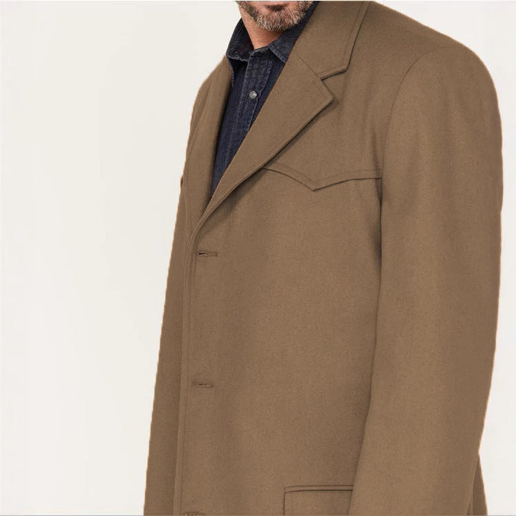 Men's elegant, classic overcoat Lisslune