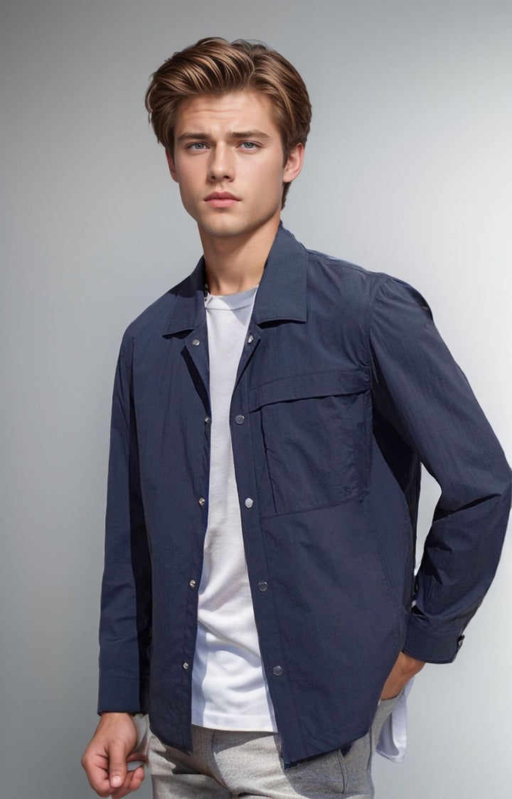 Men's technical leisure jacket with practical pockets and lightweight material Lisslune