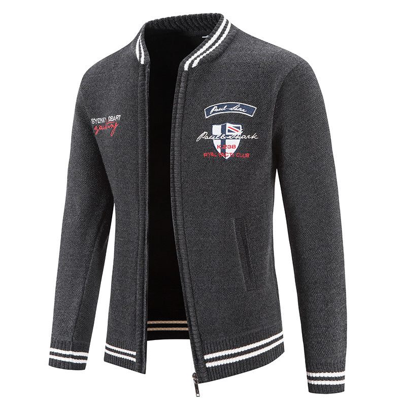 Men's sporty cardigan with versatile design Lisslune