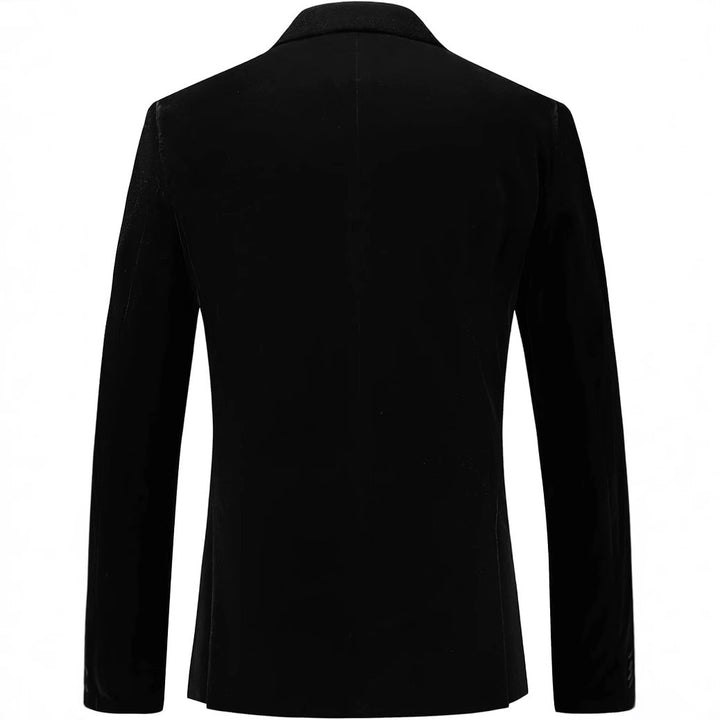 Men's elegant tuxedo blazer with satin lapels and fine texture Lisslune