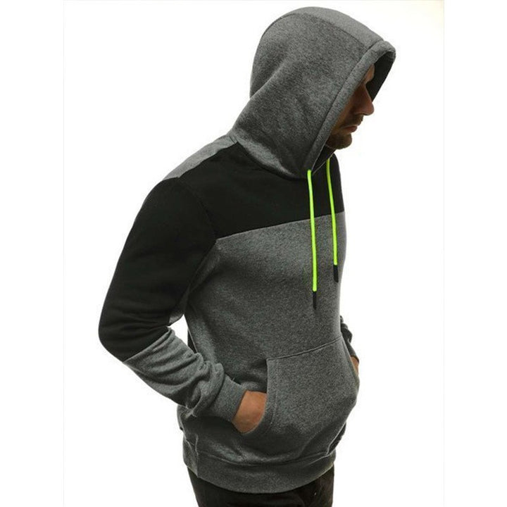 Men's hoodie with contrasting inserts Lisslune