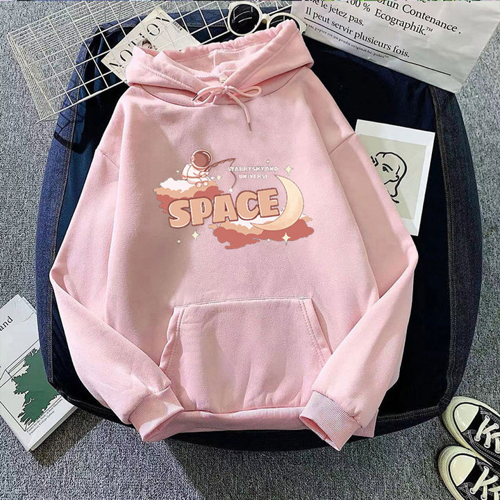 Women’s hoodie with creative space design Lisslune