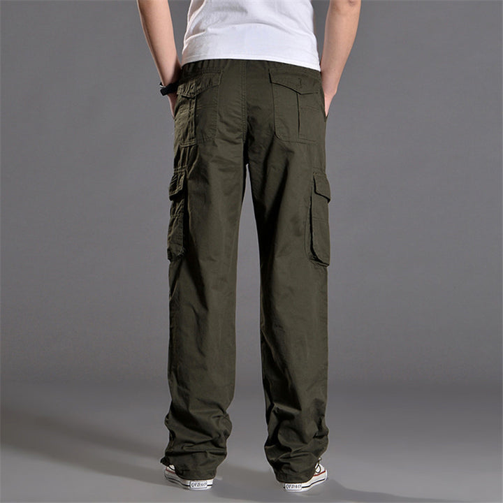 Men's cargo pants with practical pockets and elastic waistband Lisslune