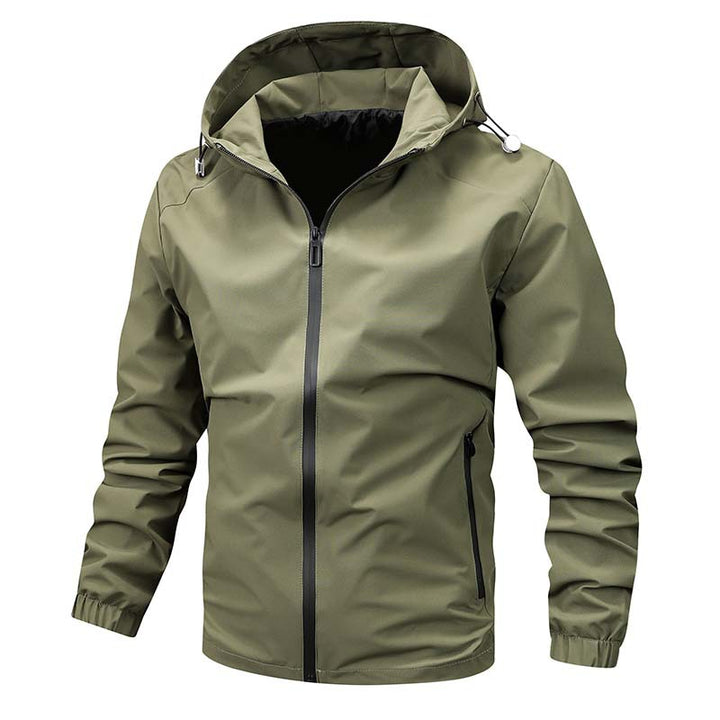 Men's Waterproof Sports Jacket with Adjustable Hood Lisslune