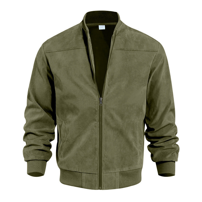 Men's fashionable and comfortable softshell jacket with high collar Lisslune