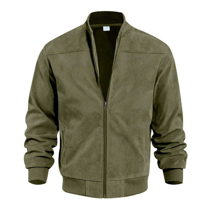 Men's fashionable and comfortable softshell jacket with high collar Lisslune