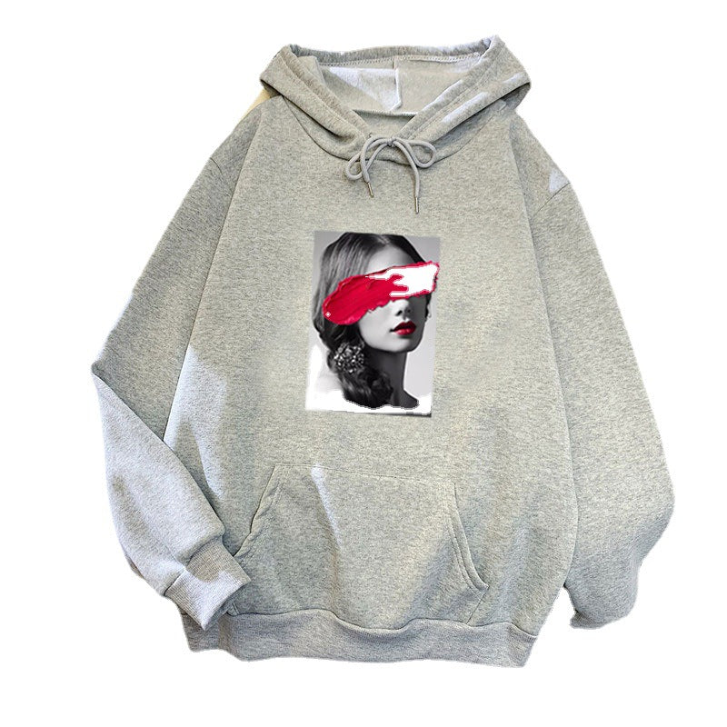 Women's hoodie with creative art design Lisslune